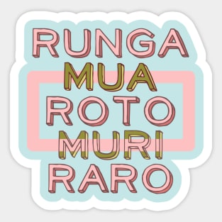 Maori Language Te Reo Sticker